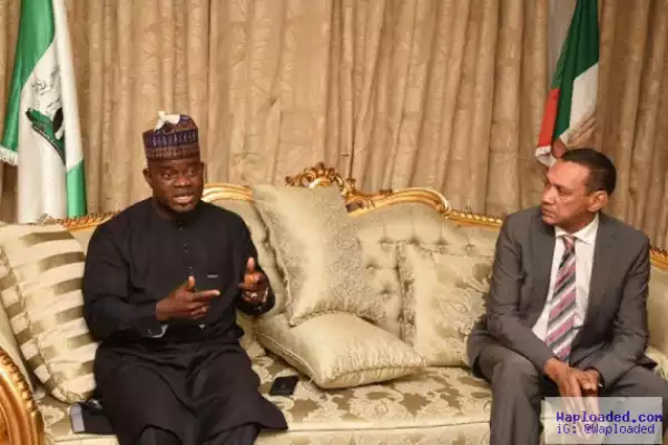 Photos: Senator Ben Murray-Bruce visits Governor Yahaya Bello in Abuja
